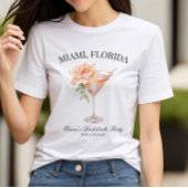 Benutzerdefinierte Party-Position Blush Cocktail T-Shirt