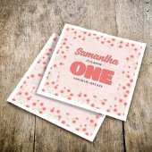 Benutzerdefinierte Party zum ersten Geburtstag mit Serviette