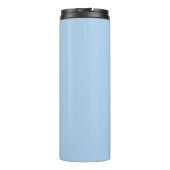 Benutzerdefinierte Pastell-Himmelblau-Farbe Thermosbecher (Rückseite)