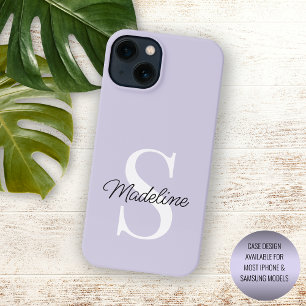 Benutzerdefinierte Pastell-Violett-Lavendel-Purple iPhone 16 Pro Max Hülle