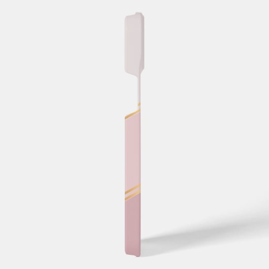 Benutzerdefinierte Pastellfarben Mauve Rose Rosa S iPhone Hülle (Rechte Seite)