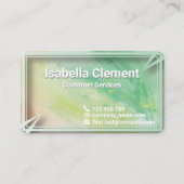 Benutzerdefinierte Pastellkarten Visitenkarte (Vorderseite)