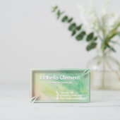 Benutzerdefinierte Pastellkarten Visitenkarte (Stehend Vorderseite)