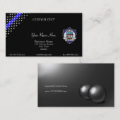 Benutzerdefinierte Patch-Visitenkarte für Thin Blu Visitenkarte (Vorne/Hinten)