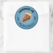 Benutzerdefinierte Pecan Pie Labels | Personalisie Runder Aufkleber (Tasche)