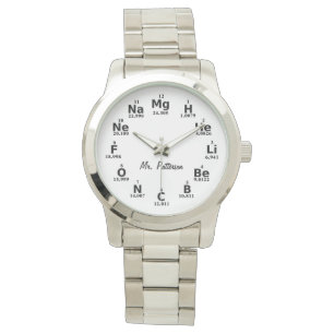Benutzerdefinierte Periodische Tabellenelemente be Armbanduhr