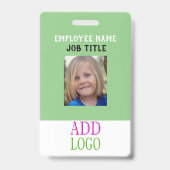 Benutzerdefinierte PERSONAL-ID - Foto-Pass - Name  Ausweis (Rückseite)