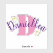 Benutzerdefinierte Personalisiert Clear-Vinyl-Name Aufkleber (Blatt)