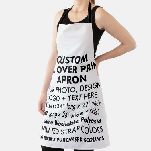 Benutzerdefinierte Personalisiert große Schürze üb (InSitu)