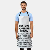 Benutzerdefinierte Personalisiert große Schürze üb (Getragen)