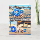 Benutzerdefinierte Personalisierte 2-Foto-Vorlage  Karte (Vorderseite)