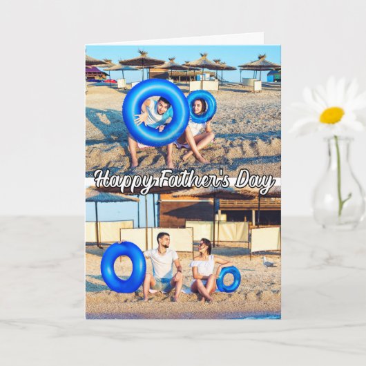 Benutzerdefinierte Personalisierte 2-Foto-Vorlage  Karte (Kleine Pflanze)