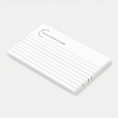 Benutzerdefinierte Personalisierte 3M-Postit®-Noti Post-it Klebezettel (angewinkelt)