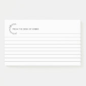 Benutzerdefinierte Personalisierte 3M-Postit®-Noti Post-it Klebezettel (Vorderseite)