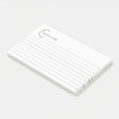 Benutzerdefinierte Personalisierte 3M-Postit®-Noti Post-it Klebezettel (angewinkelt)