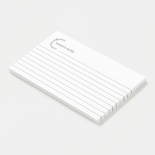 Benutzerdefinierte Personalisierte 3M-Postit®-Noti Post-it Klebezettel (angewinkelt)