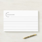 Benutzerdefinierte Personalisierte 3M-Postit®-Noti Post-it Klebezettel (Auf Schreibtisch)