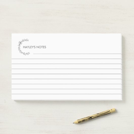 Benutzerdefinierte Personalisierte 3M-Postit®-Noti Post-it Klebezettel (Auf Schreibtisch)