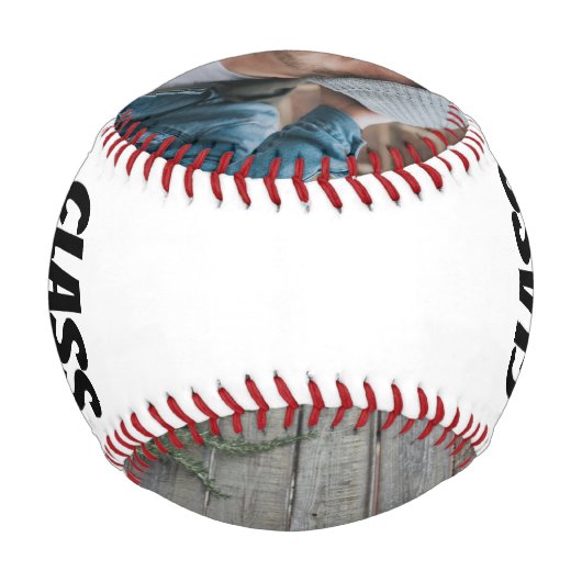 Benutzerdefinierte Personalisierte Abschluss-Klass Baseball (Rückseite)