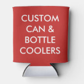 Benutzerdefinierte Personalisierte Blankenvorlage Dosenkühler (Vorderseite)