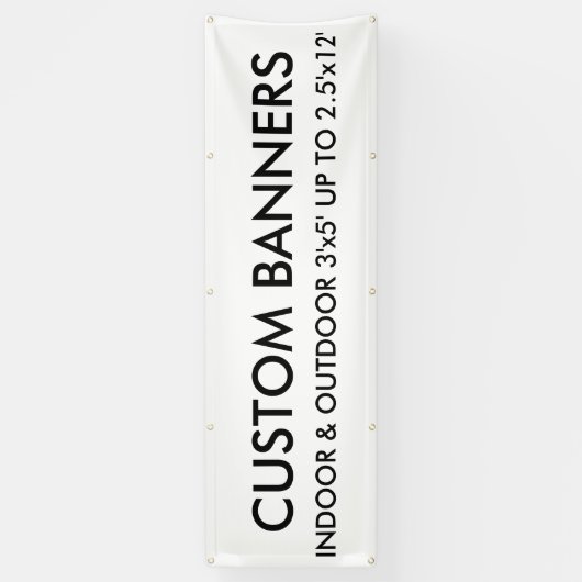 Benutzerdefinierte Personalisierte Blindvorlage fü Banner (Vertikal)