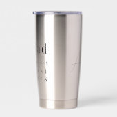 Benutzerdefinierte Personalisierte Dad Minimal Sch Thermobecher (Rechts)
