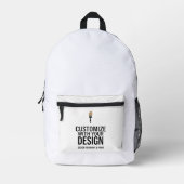 Benutzerdefinierte, personalisierte, firmeneigene bedruckter rucksack (Vorderseite)