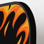 Benutzerdefinierte Personalisierte Flammen auf sch Pickleball Schläger (Linke Seite)