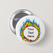 Benutzerdefinierte Personalisierte Flammenschaltfl Button (Vorne & Hinten)