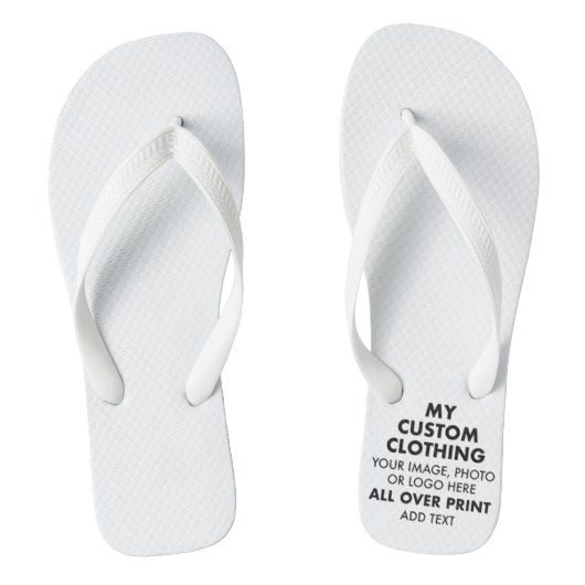 Benutzerdefinierte Personalisierte FLIP-FLIP-FLOPS Badesandalen (Fußbett)