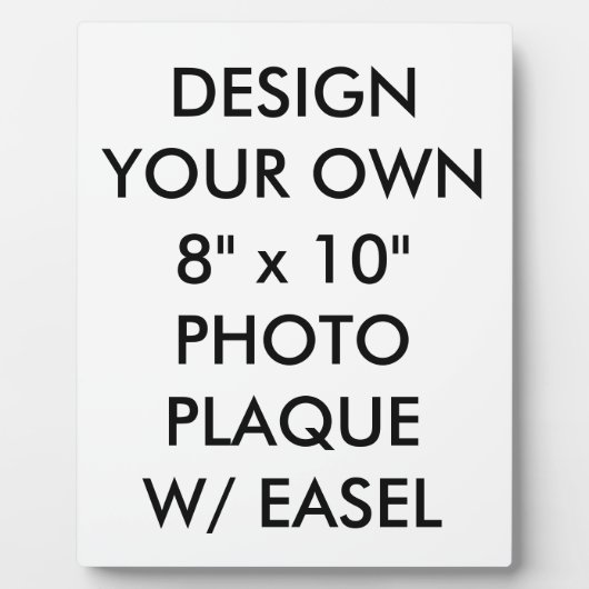 Benutzerdefinierte Personalisierte Foto-Plaque mit Fotoplatte (Vorderseite)