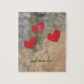 Benutzerdefinierte Personalisierte Foto- und Texta Puzzle (Vertikal)