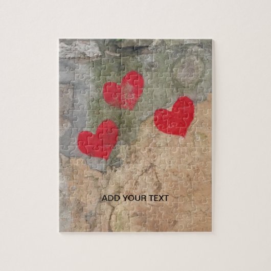 Benutzerdefinierte Personalisierte Foto- und Texta Puzzle (Vertikal)