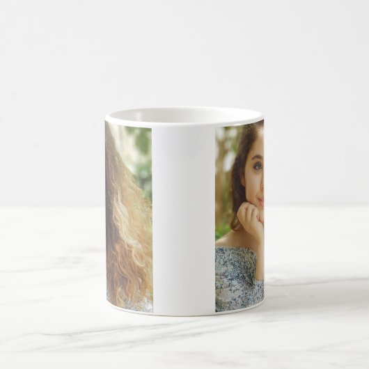 Benutzerdefinierte Personalisierte FotoCollage Kaffeetasse (Mittel)