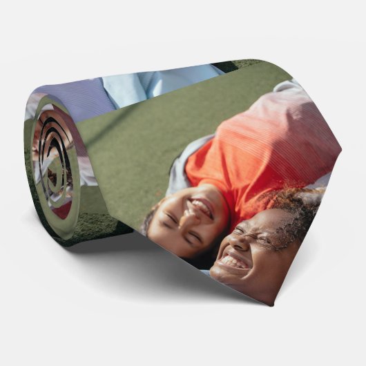 Benutzerdefinierte Personalisierte FotoCollage Krawatte (Gerollt)