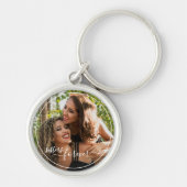 Benutzerdefinierte Personalisierte Fotovorlagenspe Schlüsselanhänger (Vorne)