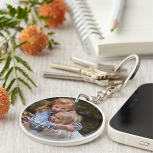 Benutzerdefinierte Personalisierte Fotovorlagenspe Schlüsselanhänger