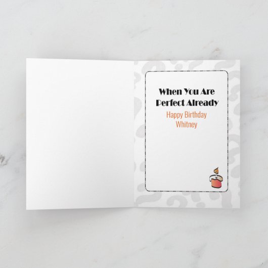 Benutzerdefinierte Personalisierte Geburtskarte fü Karte (Innenseite)