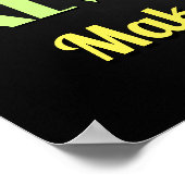 Benutzerdefinierte Personalisierte Hausordnung Poster (Ecke)