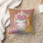 Benutzerdefinierte Personalisierte Imitate Glitzer Kissen (Decke)