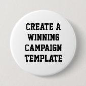 Benutzerdefinierte Personalisierte Kampagnenvorlag Button (Vorderseite)