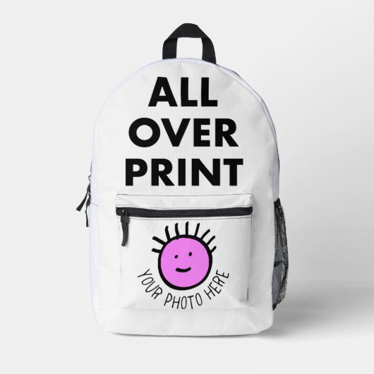 Benutzerdefinierte personalisierte KIDS ÜBER DIE D Bedruckter Rucksack (Vorderseite)