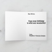 Benutzerdefinierte Personalisierte KinderGeburtsta Karte (Innenseite)