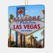 Benutzerdefinierte Personalisierte Las Vegas Keramikornament (Links)
