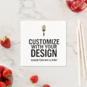 Benutzerdefinierte Personalisierte Leere Firmenmar Serviette (Beispiel)