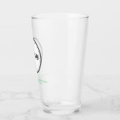Benutzerdefinierte personalisierte Logo- und Text- Glas (Links)