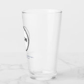 Benutzerdefinierte personalisierte Logo- und Text- Glas (Links)