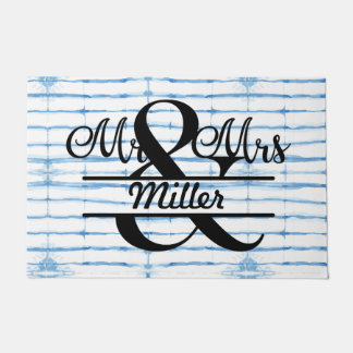 Benutzerdefinierte Personalisierte Monogram Shibor Fußmatte