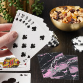 Benutzerdefinierte personalisierte Monogramm-Schri Spielkarten (In Situ)