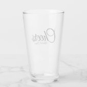 Benutzerdefinierte Personalisierte Namen - Anrufer Glas (Rückseite)